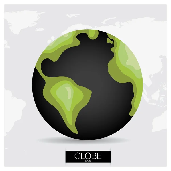 Globo Moderno Ilustración Vectorial — Vector de stock