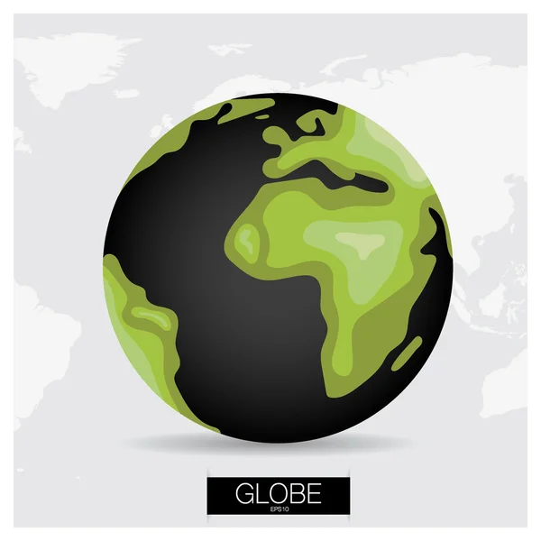 Globe Moderne Illustration Vectorielle — Image vectorielle