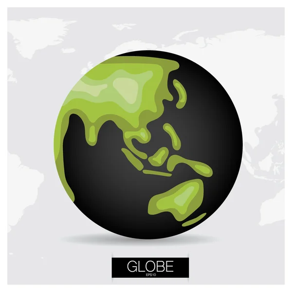 Globe Moderne Illustration Vectorielle — Image vectorielle