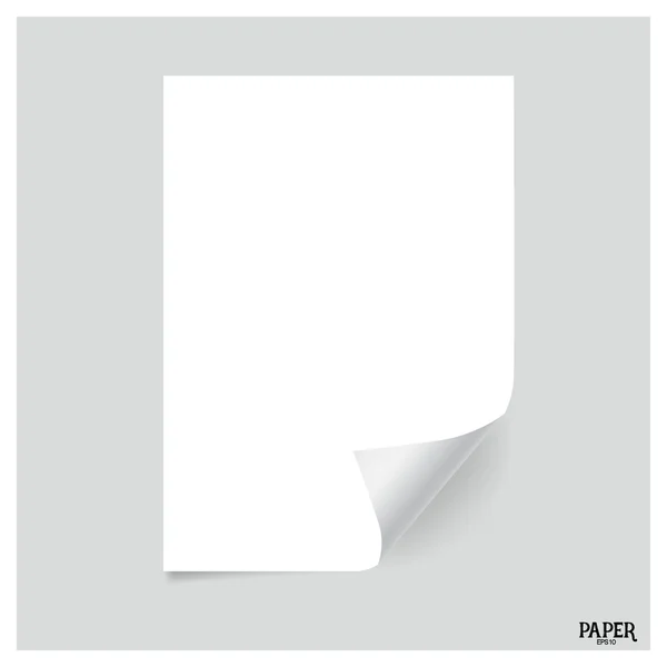 Збірка Білих Паперів Готових Вашого Повідомлення Векторні Ілюстрації — стоковий вектор