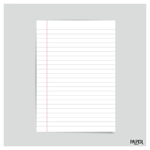 Collection White Papers Ready Your Message Vector Illustration — Stock Vector