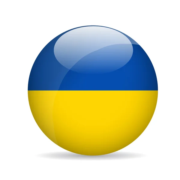 Vlajka Ukrajiny Vektorové Ilustrace — Stockový vektor