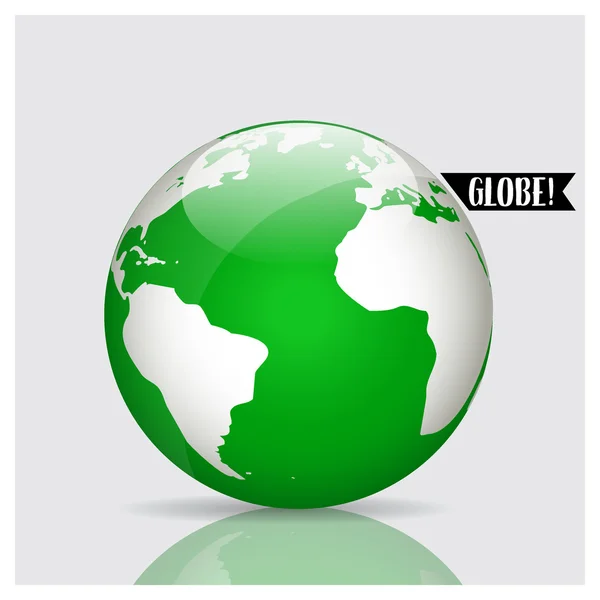 Globe Moderne Illustration Vectorielle — Image vectorielle