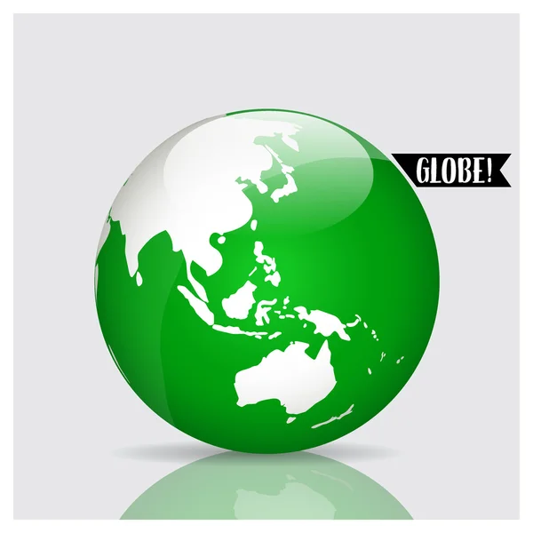 Modern Globe Vector Illustration — Stock Vector