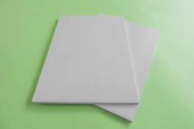 Boş katalog, dergi, yumuşak gölgeli kitap şablonu. Tasarımınız için hazır.