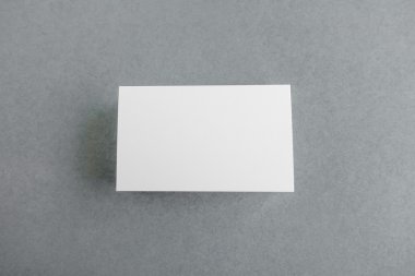 Boş kartvizit, yumuşak gölgeli kartpostal..