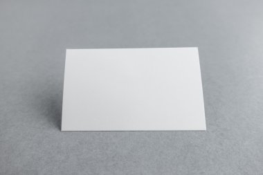 Boş kartvizit, yumuşak gölgeli kartpostal..