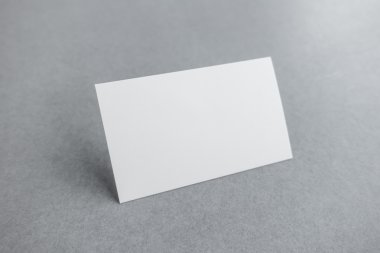 Boş kartvizit, yumuşak gölgeli kartpostal..