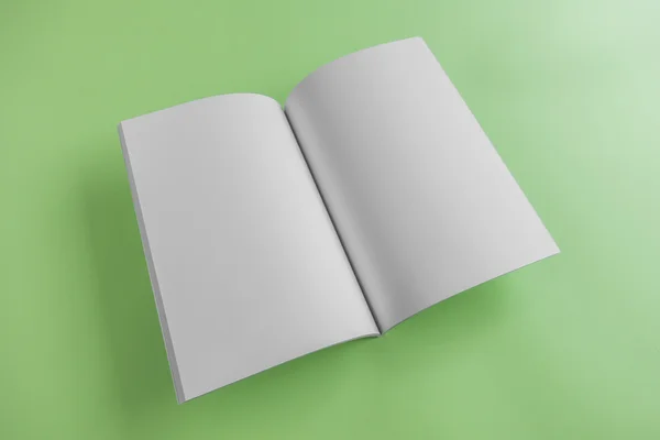 Blank Catalog Magazine Book Template Soft Shadows Ready Your Design — Stock Photo, Image