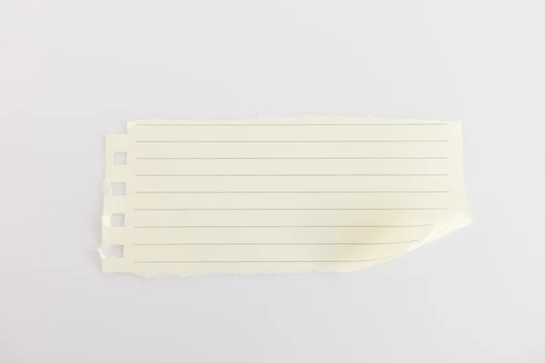 Blank Note Paper Soft Shadows — Stock Photo, Image