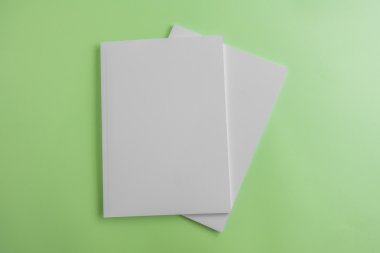 Boş katalog, dergi, yumuşak gölgeli kitap şablonu. Tasarımınız için hazır.