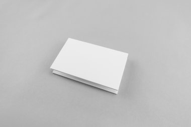 Boş kartvizit, yumuşak gölgeli kartpostal..