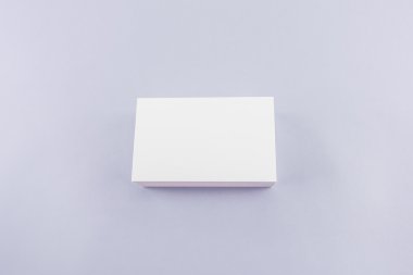 Boş kartvizit, yumuşak gölgeli kartpostal..