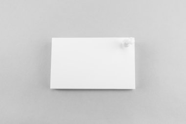 Boş kartvizit, yumuşak gölgeli kartpostal..