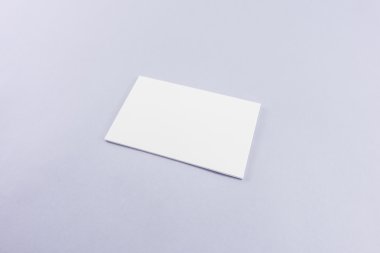 Boş kartvizit, yumuşak gölgeli kartpostal..