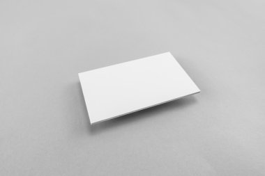 Boş kartvizit, yumuşak gölgeli kartpostal..