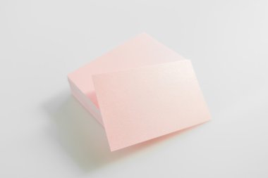 Boş kartvizit, yumuşak gölgeli kartpostal..