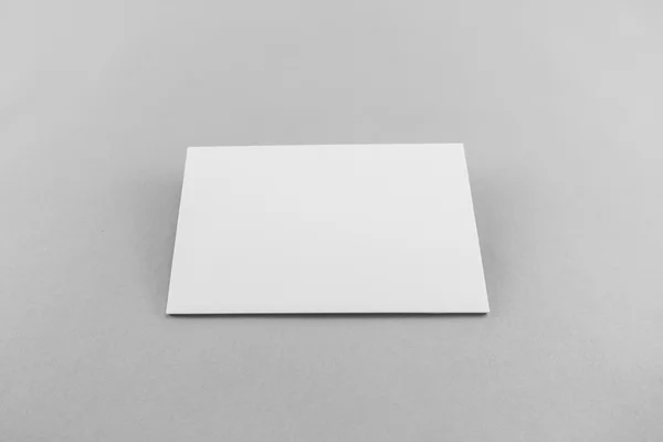 Λευκή Επαγγελματική Κάρτα Καρτ Ποστάλ Απαλές Σκιές — Φωτογραφία Αρχείου