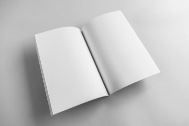 Boş katalog, dergi, yumuşak gölgeli kitap şablonu. Tasarımınız için hazır