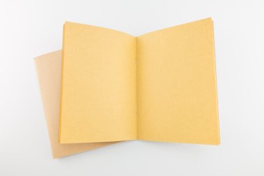 Boş klasik katalog, dergi, yumuşak gölgeli kitap şablonu. Tasarımınız için hazır.