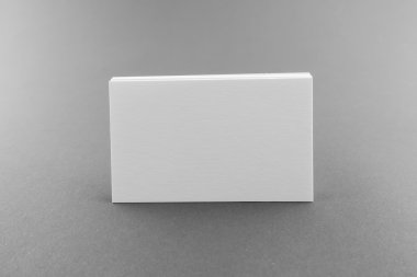 Boş kartvizit, yumuşak gölgeli kartpostal..