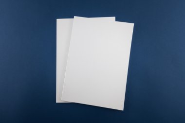 Boş katalog, dergi, yumuşak gölgeli kitap şablonu. Tasarımınız için hazır.