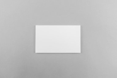 Boş kartvizit, yumuşak gölgeli kartpostal..