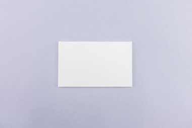 Boş kartvizit, yumuşak gölgeli kartpostal..