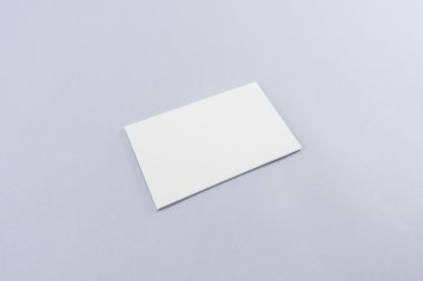 Boş kartvizit, yumuşak gölgeli kartpostal..