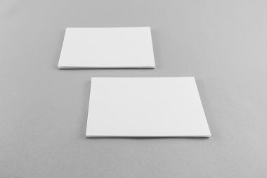 Boş kartvizit, yumuşak gölgeli kartpostal..