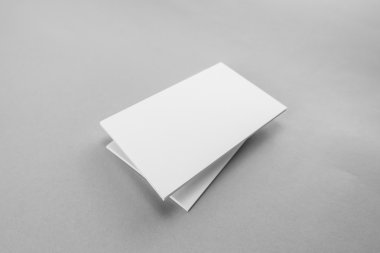 Boş kartvizit, yumuşak gölgeli kartpostal..