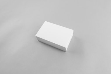 Boş kartvizit, yumuşak gölgeli kartpostal..