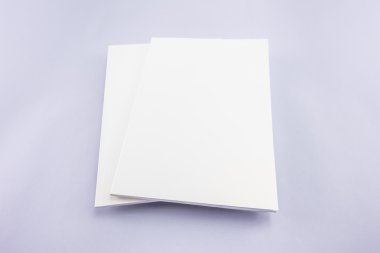 Boş katalog, dergi, yumuşak gölgeli kitap şablonu. Tasarımınız için hazır.