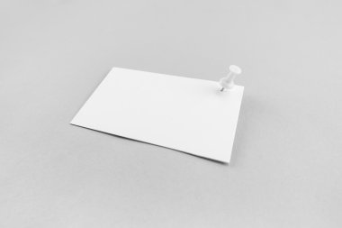 Boş kartvizit, yumuşak gölgeli kartpostal..