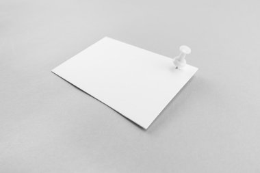 Boş kartvizit, yumuşak gölgeli kartpostal..