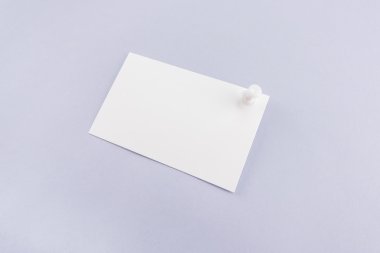 Boş kartvizit, yumuşak gölgeli kartpostal..