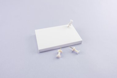 Boş kartvizit, yumuşak gölgeli kartpostal..