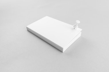 Boş kartvizit, yumuşak gölgeli kartpostal..