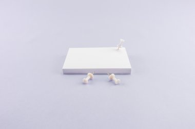 Boş kartvizit, yumuşak gölgeli kartpostal..