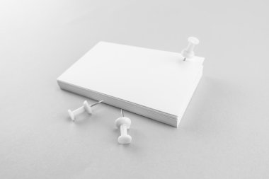 Boş kartvizit, yumuşak gölgeli kartpostal..