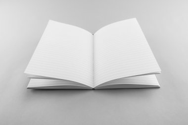 Boş katalog, dergi, yumuşak gölgeli kitap şablonu. Tasarımınız için hazır.