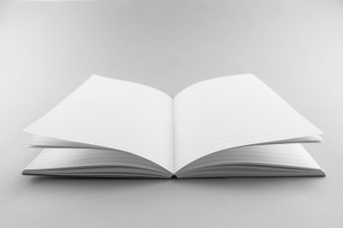 Boş katalog, dergi, yumuşak gölgeli kitap şablonu. Tasarımınız için hazır.