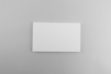 Boş kartvizit, yumuşak gölgeli kartpostal..