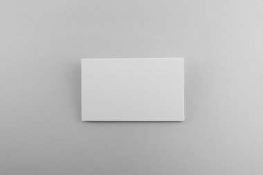 Boş kartvizit, yumuşak gölgeli kartpostal..