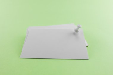 Boş kartvizit, yumuşak gölgeli kartpostal..