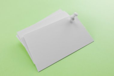 Boş kartvizit, yumuşak gölgeli kartpostal..