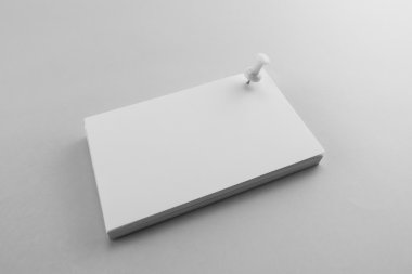 Boş kartvizit, yumuşak gölgeli kartpostal..