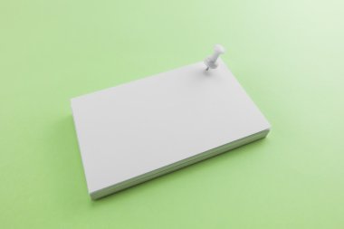 Boş kartvizit, yumuşak gölgeli kartpostal..