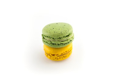 Tatlı ve renkli macaroons