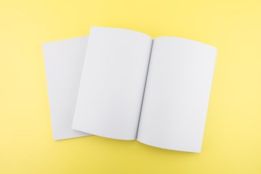Boş katalog, dergi, yumuşak gölgeli kitap şablonu. Tasarımınız için hazır.